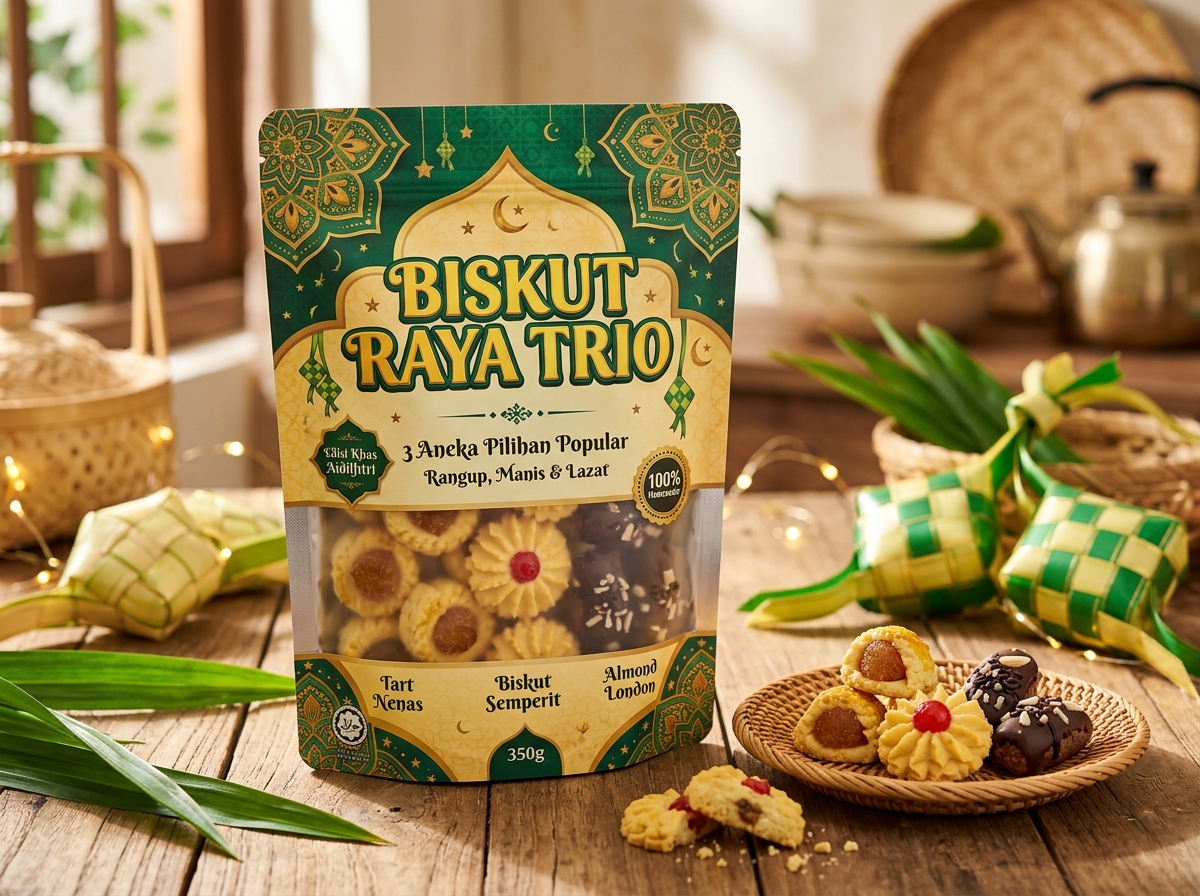 Biskut Raya Trio