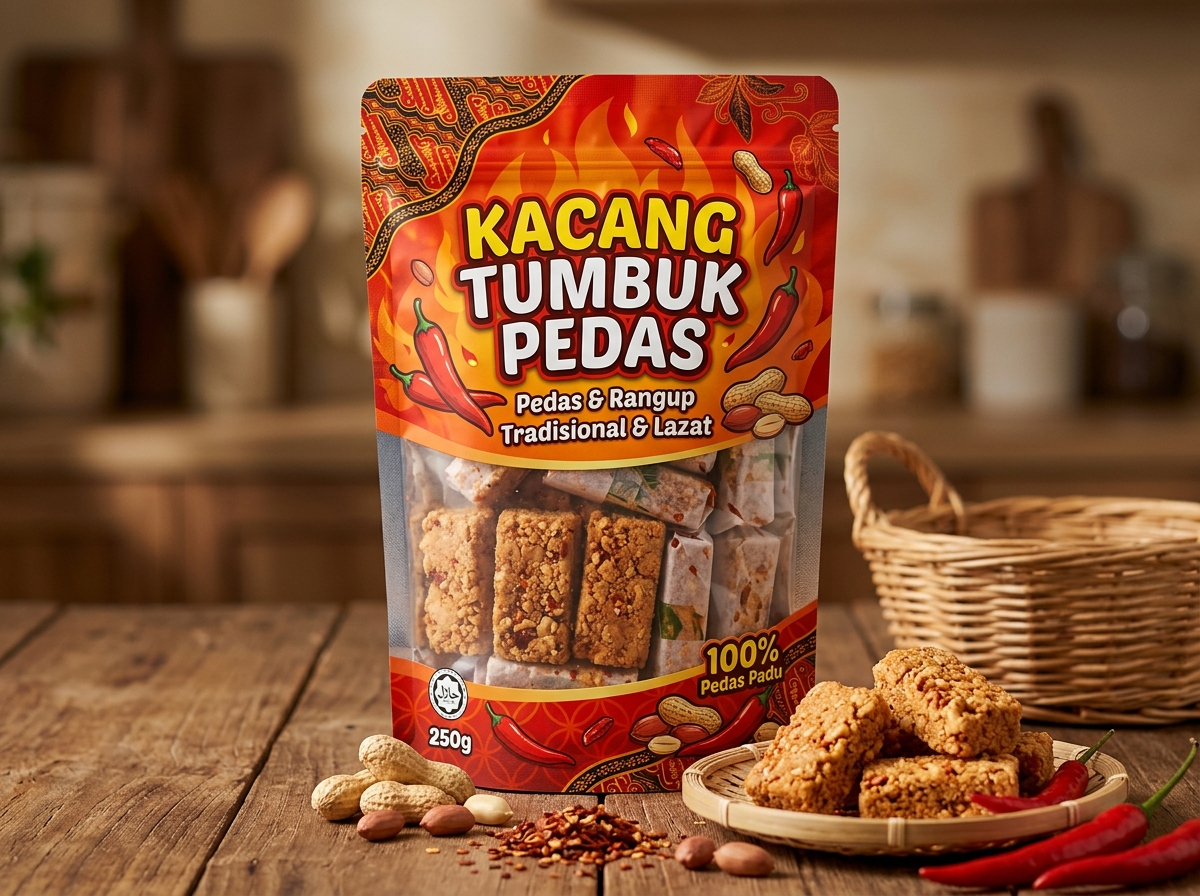 Kacang Tumbuk Pedas