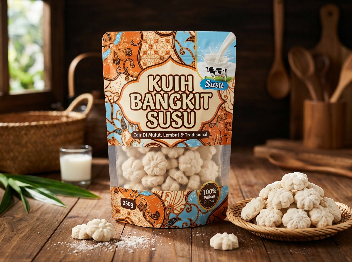 Kuih Bangkit Susu
